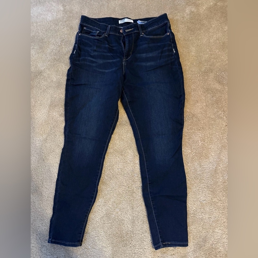 Women's Dark Blue Jeans
